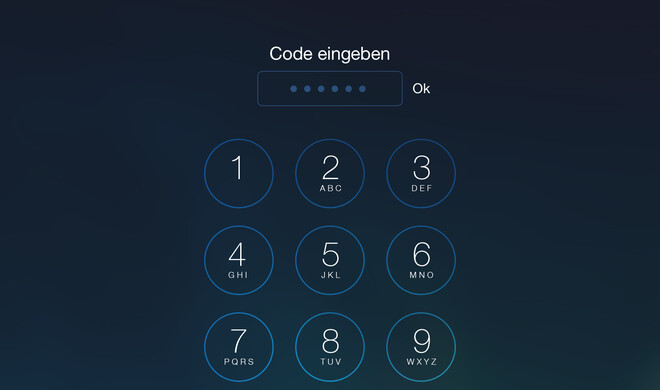 iOS 9 wird den Nutzern einen sechstelligen PIN-Code vorschlagen