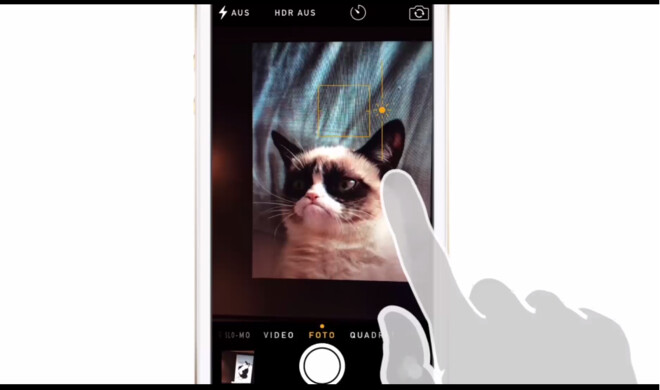 Nutzer können in iOS 8 die Belichtung der Kamera manuell ändern