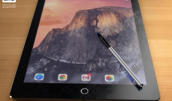 Das iPad Pro mit Stylus - so wie es sich der Grafik-Designer Martin Hayek vorstellt