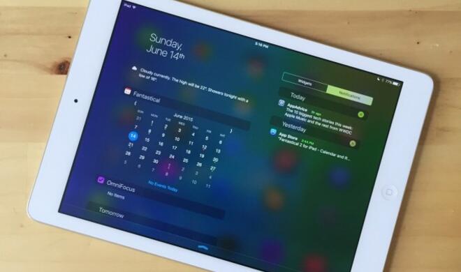 Die Mitteilungszentrale unter iOS 9 ...
