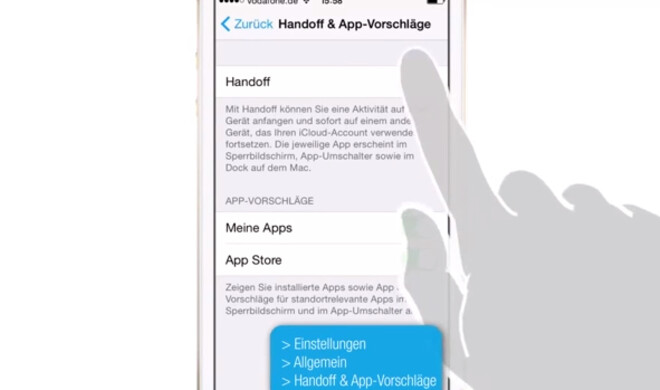 Handoff: E-Mail unter iOS 8 anfangen und unter OS X Yosemite fortsetzen