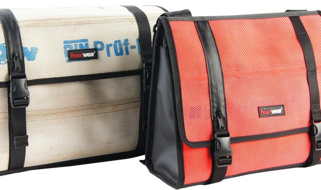 Wasserfest und Wind und Wetter trotzend sind die Taschen von Feuerwear ein treuer und zuverlässiger Begleiter zu jeder Jahreszeit.