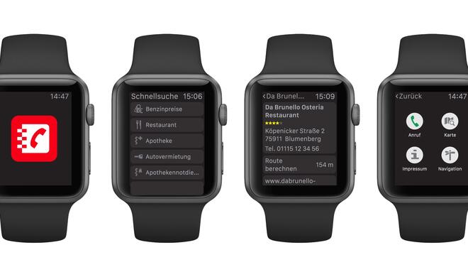 Das Telefonbuch auf der Apple Watch 