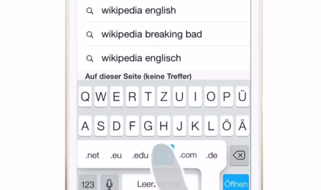 Die iOS-Tastatur hilft dem Nutzer bei vielen Dingen