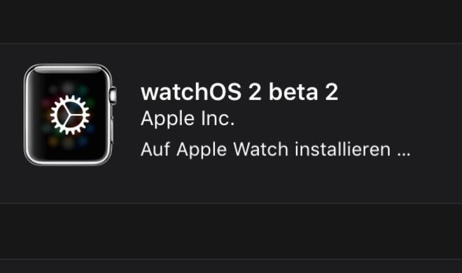 Eigentlich sollte neben iOS 9 und Mac OS X 10.11 auch watchOS 2 in die zweite Beta-Phase gehen, aber es kam zu Problemen, wodurch Apple das Update zurückzog
