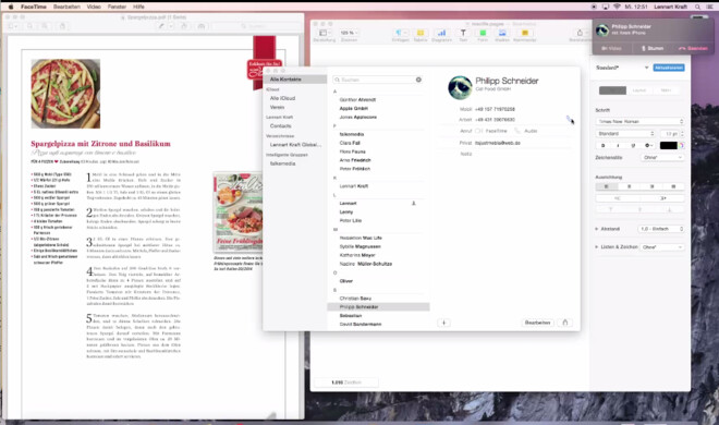 Sie können mit Ihrem Mac auch telefonieren