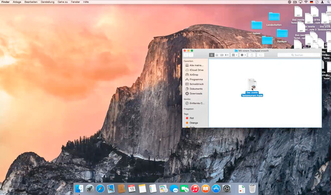 Dateien bequem per Drag-und-Drop in Ordner verschieben