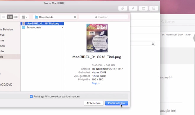 E-Mail-Anhänge können äußerst praktisch sein