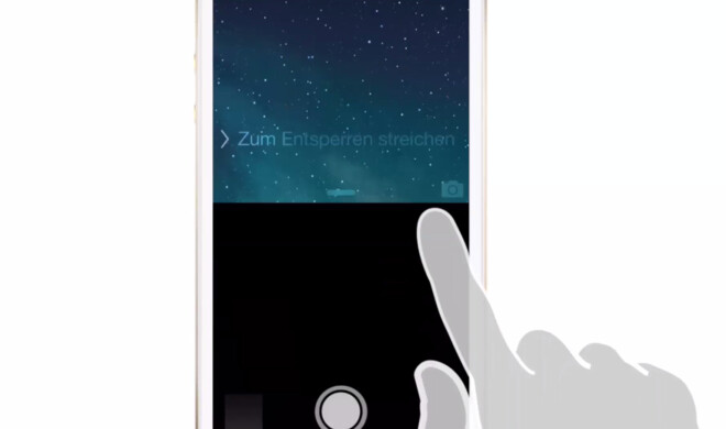 Die iPhone-Kamera lässt sich sehr schnell starten