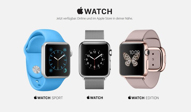Die Lieferzeiten für alle Apple Watch-Modelle haben sich verkürzt
