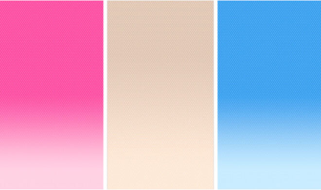 Pink, Gold und Blau vom iPod touch für's iPhone 6