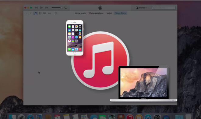 iTunes ist das Medien-Portal von OS X 10.10 Yosemite