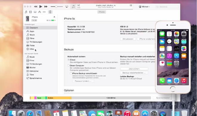 Ein Backup lohnt sich – vor allem beim iPhone