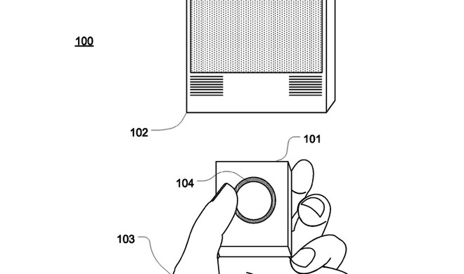 Apple Patentantrag 20150205623 - eine Fernbedienung mit Touch ID