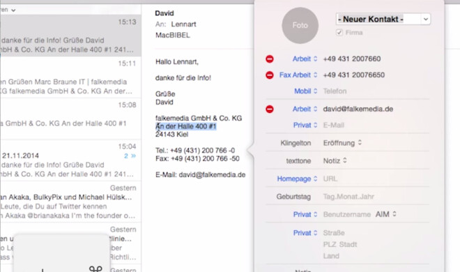Kontakte-Management ist wichtig.