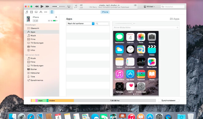 iOS-Apps bequem über iTunes verwalten