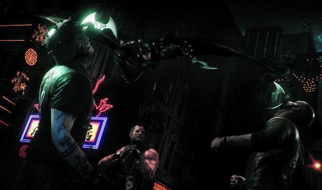 Die offene Spielwelt ist rund fünfmal so groß wie noch in „Arkham City“