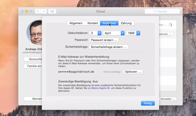 Die Apple ID ist der Schlüssel zur iCloud