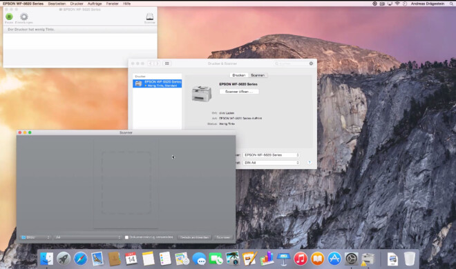 Das Einrichten eines Scanners ist in OS X 10.10 Yosemite denkbar einfach