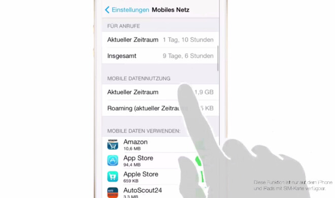 Nach einigen hundert MB drosselt der Mobilfunknetzbetreiber die Geschwindigkeit ihrer Datenverbindung auf 64 KBit pro Sekunde herunter