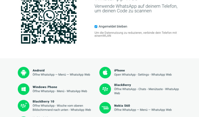 Seit kurzem ist es auch für iPhone-Besitzer möglich, die WhatsApp Web-Anwendung (am Mac) zu nutzen.