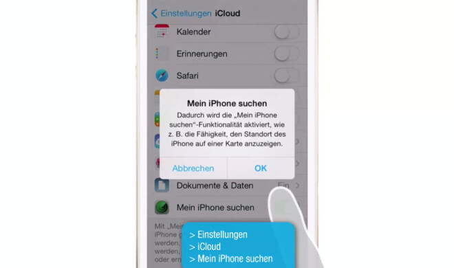 Dank &quot;Mein iPhone finden&quot; können Sie Ihr Smartphone nicht mehr verlieren