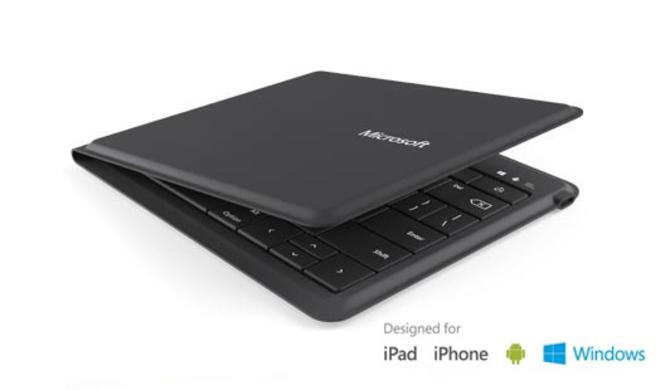 Das Universal Foldable Keyboard lässt sich klein zusammenfalten