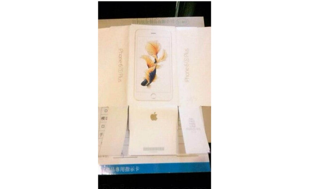 Ist dies die Verpackung des iPhone 6s Plus?
