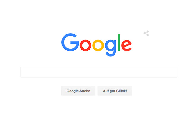Alte Suchmaschine im neuen Logo-Look