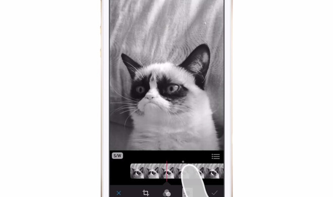 Fotos lassen sich direkt auf dem iPhone bearbeiten