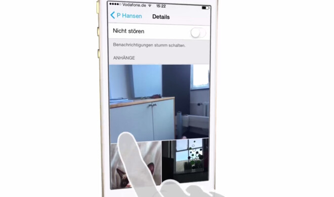 Sie können sich in iOS alle Bilder einer Konversation anzeigen lassen
