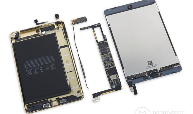 iFixit hat das iPad mini 4 in seine Einzelteile zerlegt