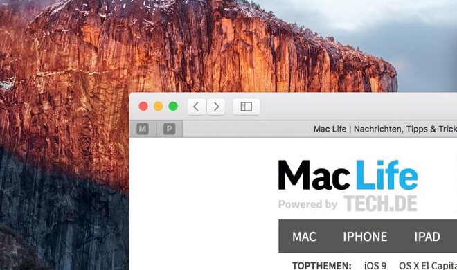 Mit der Pin Funktion haben Sie die wichtigsten Webseiten immer zur Hand
