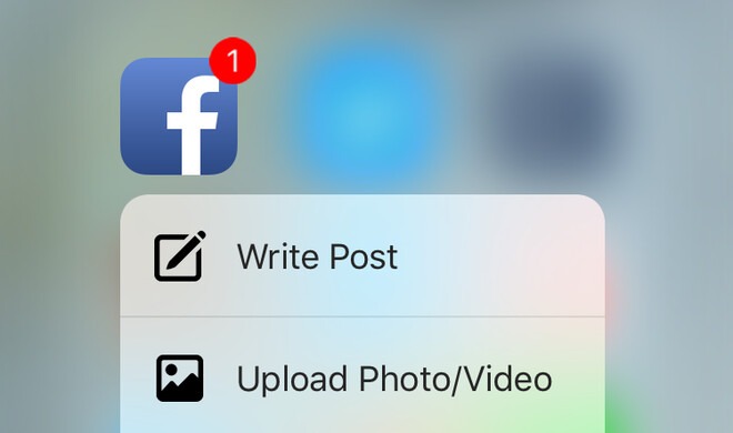 Quick Actions sind nun auch für die Facebook App verfügbar