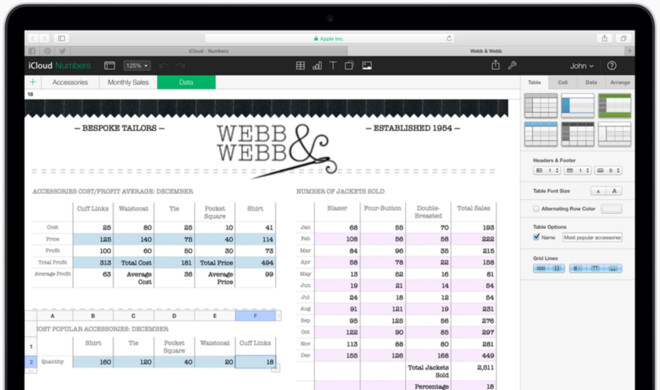 Apple hat die iWork-Suite aktualisiert