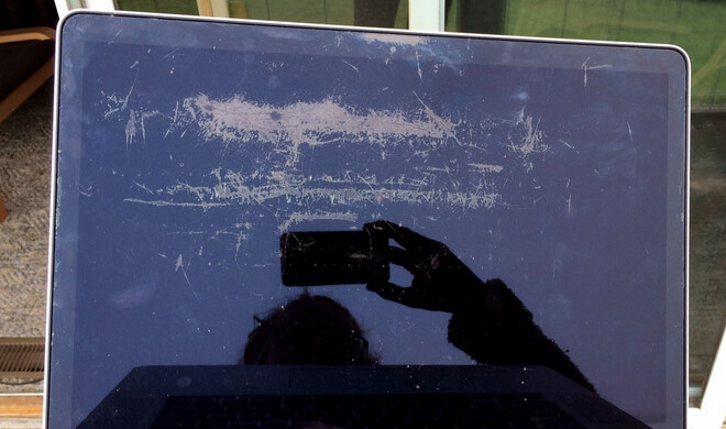 Ein beschädigtes Retina-Display