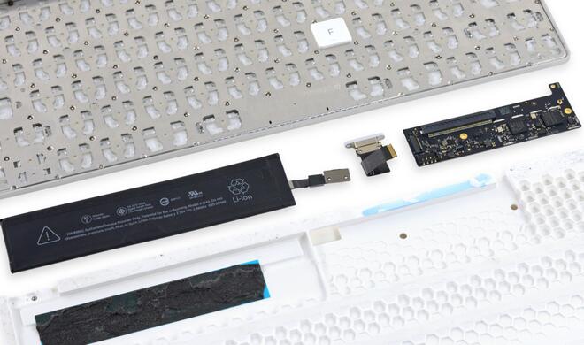 Akku-Kapazität des Magic Keyboard: 793 mAh