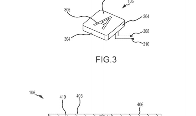 Schalterlose Tastatur von Apple