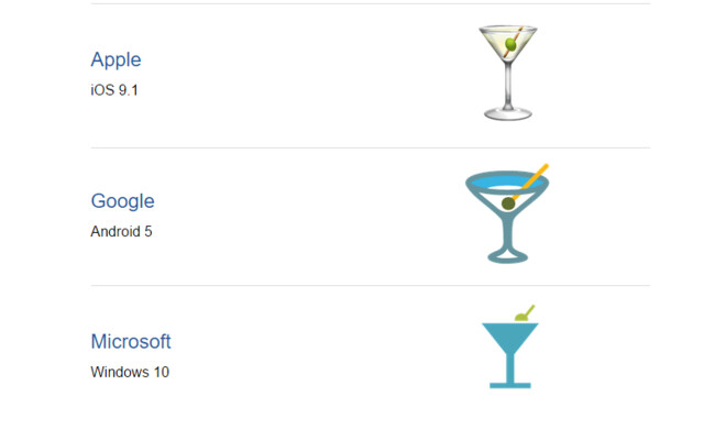 Es gibt auch Bier-Emojis, nicht nur Cocktails, keine Sorge