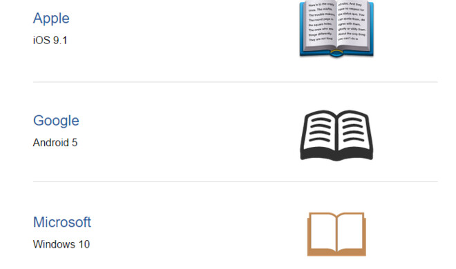 Apples offenes Buch ist schon beinahe zu detailverliebt ...