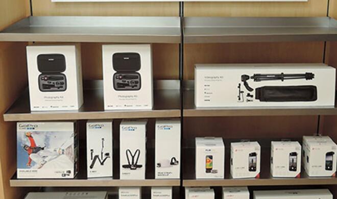 Ein erstes Foto zeigt die neue Zubehör-Ecke