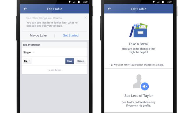 Facebook will auch beim Beziehungsende helfen