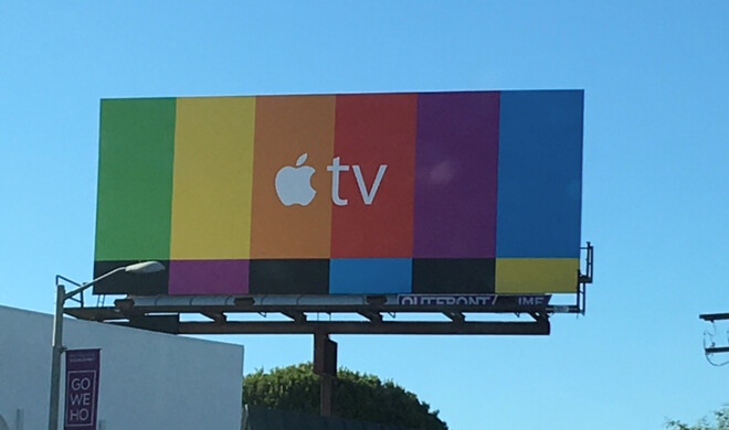Apple bucht derzeit überall in den USA Plakatwände für das neue Apple TV