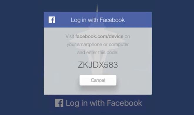 Facebook könnte das Login-Problem bei Apple TV lösen