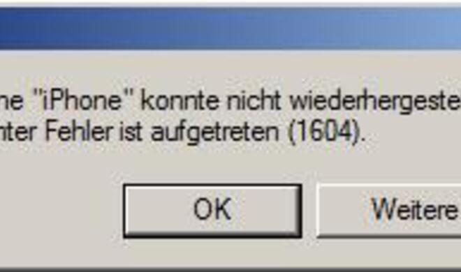 Apple holt in Sachen Fehlermeldungen auf, unbekannte Fehler lassen sich nur schwerlich beheben.