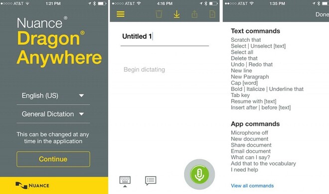 Dragon Anywhere für iOS