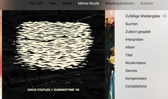Ein Update für Apple Music auf tvOS macht einen Workaround obsolet