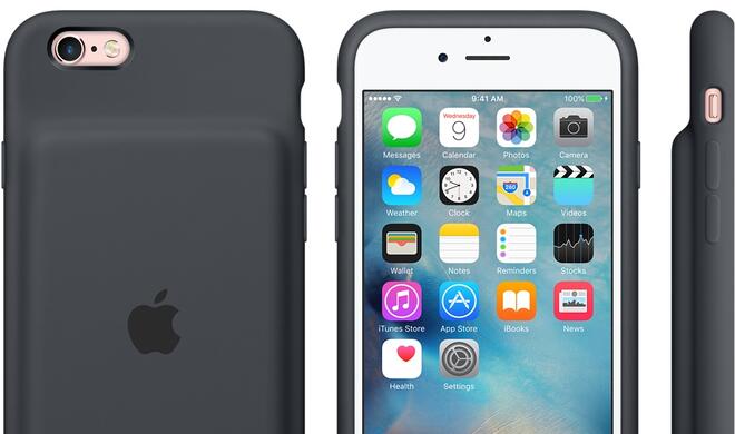 Das Smart Battery Case verlängert die Akkulaufzeit des iPhone 6s