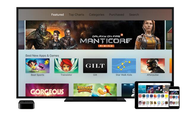 AppFigures hat den aktuellen Stand des tvOS-App-Stores in eine Statistik festgehalten
