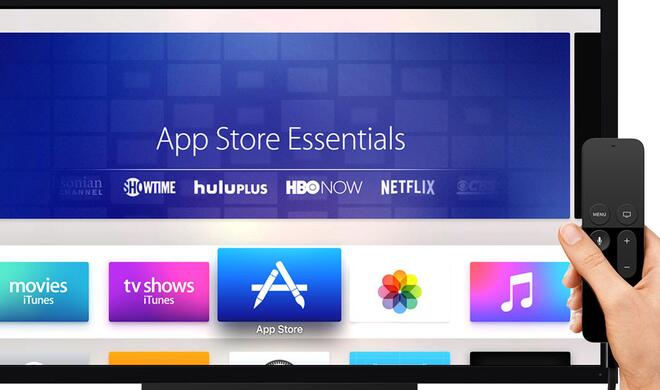 Apple TV-Apps werden im iTunes App Store beworben